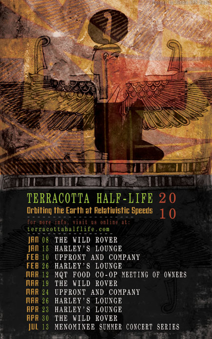 2010 Poster Design for Terracotta half-life