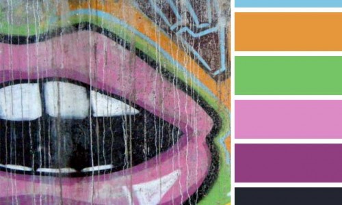 Graffiti Mouth Color Palette