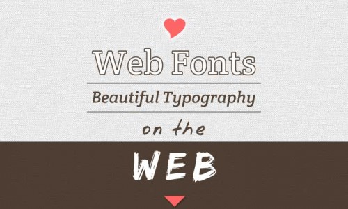 Web Fonts: Beautiful Typography on the Web