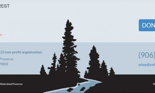 New Website for Yellow Dog Watershed Preserve