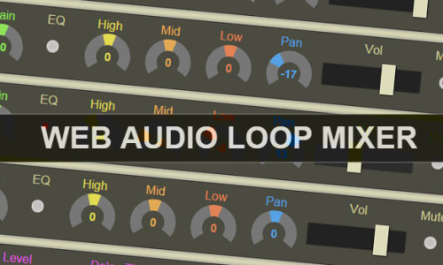 Mixing Loops with Web Audio API